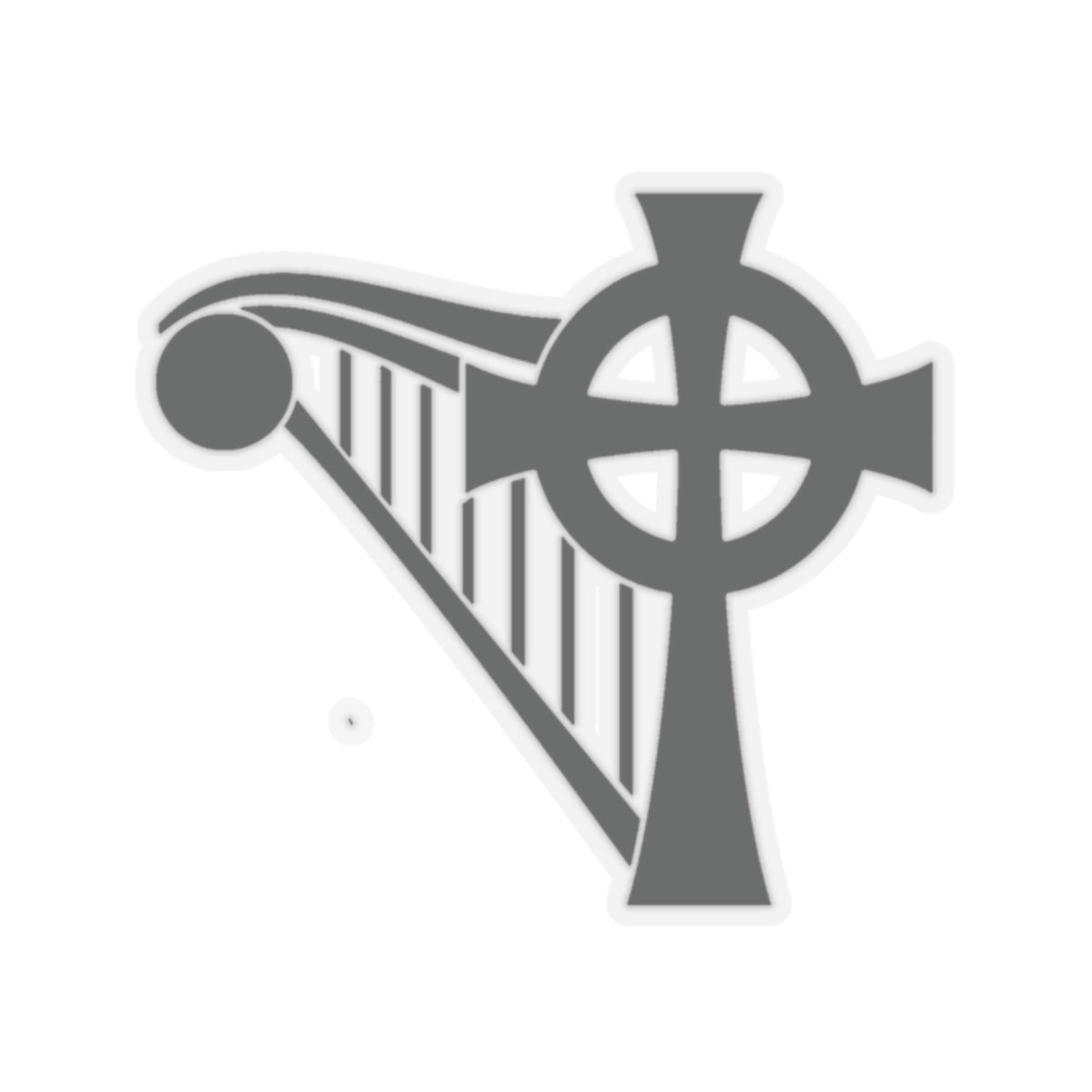 HARP & CROSS - Kiss-Cut Stickers