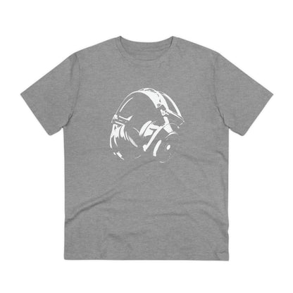 HEADPHONES - WHITE LOGO - Organic Creator T-shirt - Unisex