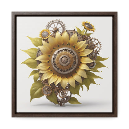 SUNFLOWER - Gallery Canvas Wraps, Square Frame