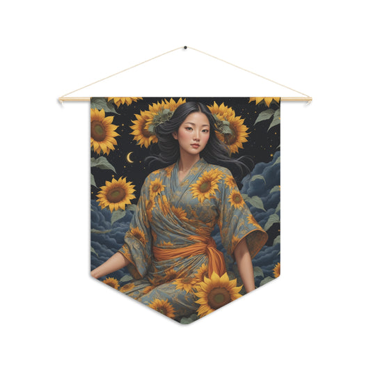 Sunflower Goddess Wall Pennant 5