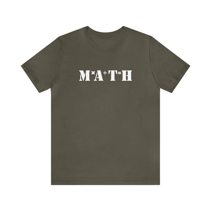 MATH - Unisex Jersey Short Sleeve Tee