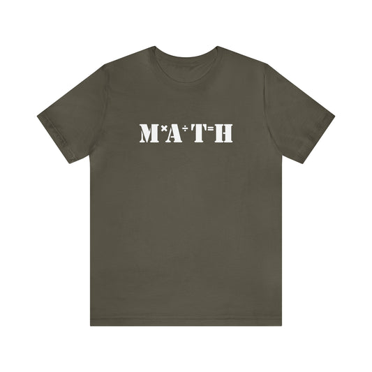 MATH - Unisex Jersey Short Sleeve Tee