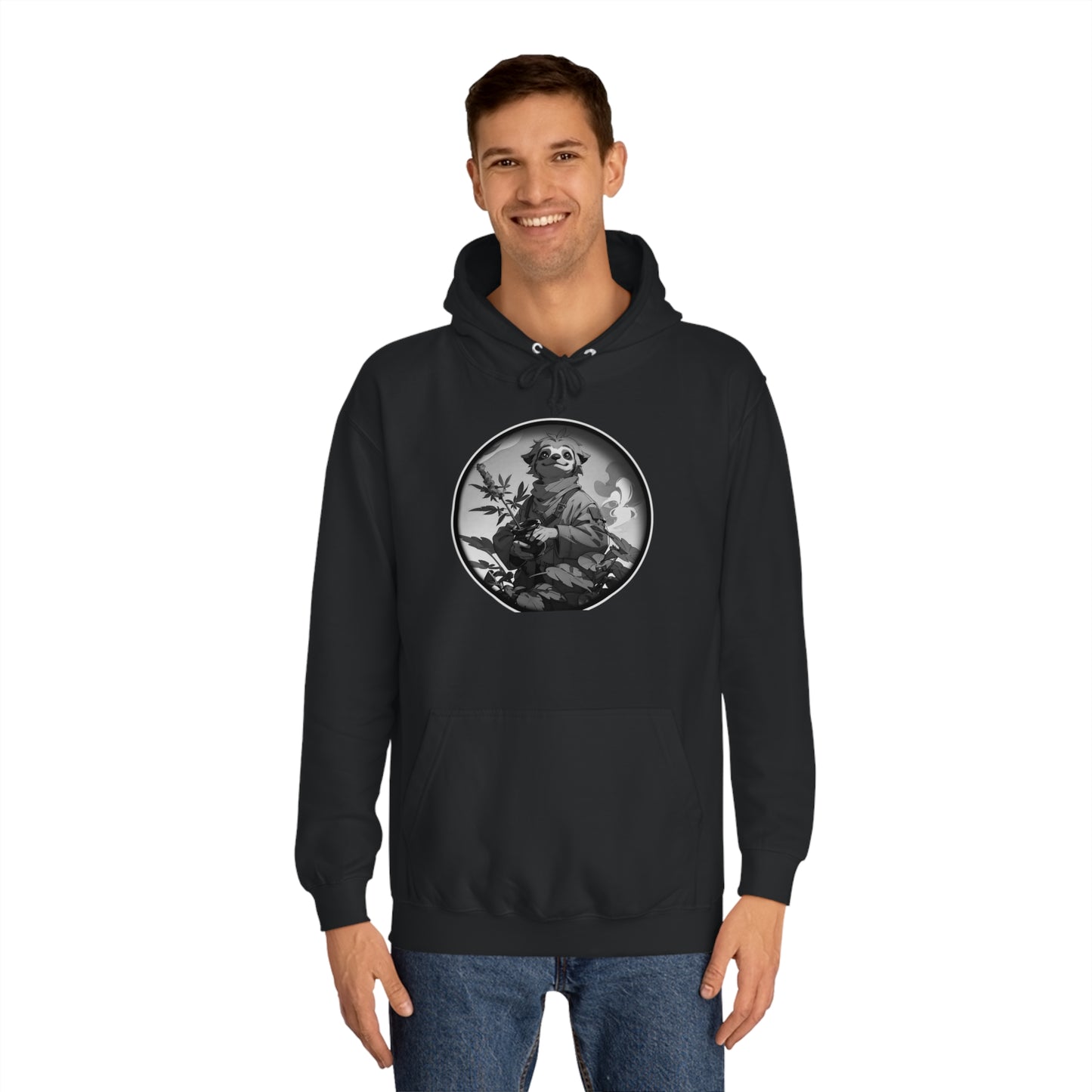 SLEEPY SLOTH - Unisex College Hoodie