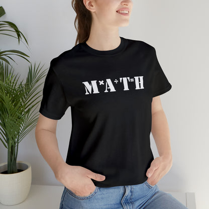 MATH - Unisex Jersey Short Sleeve Tee