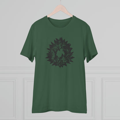 DARK GREY WREATH - Organic Creator T-shirt - Unisex