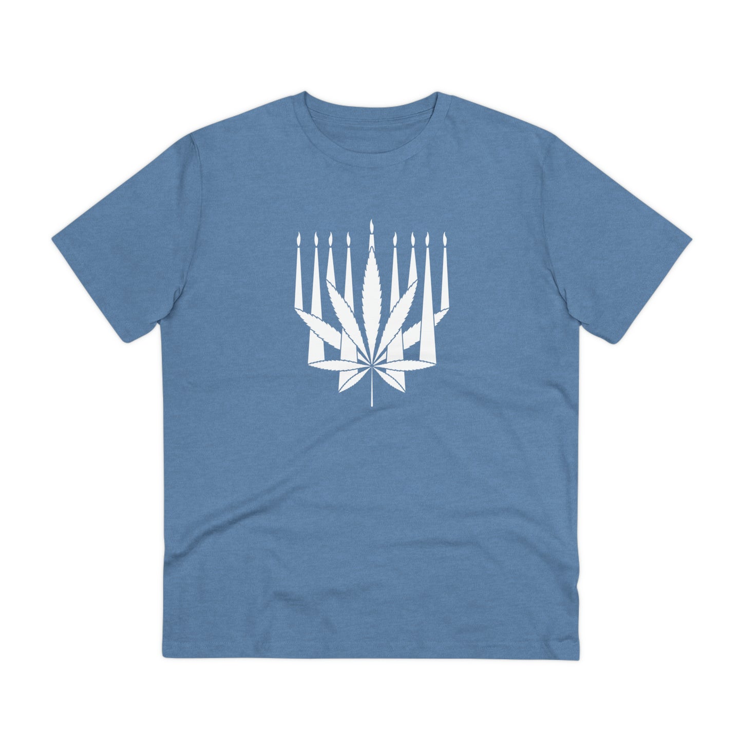 MENORAHJUANA-WHITE - Organic Creator T-shirt - Unisex