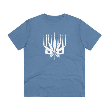 MENORAHJUANA-WHITE - Organic Creator T-shirt - Unisex