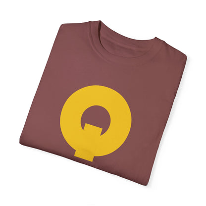 QUANTUM TRAINING - YELLOW LOGO Unisex Garment-Dyed T-shirt