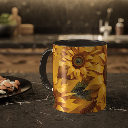 SUNFLOWER - Colorful Mugs, 11oz