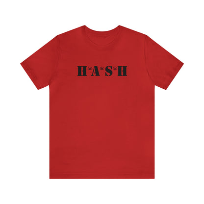H*A*S*H BLACK LOGO- Unisex Jersey Short Sleeve Tee