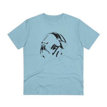 HEADPHONES - BLACK LOGO - Organic Creator T-shirt - Unisex