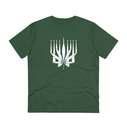 MENORAHJUANA-WHITE - Organic Creator T-shirt - Unisex