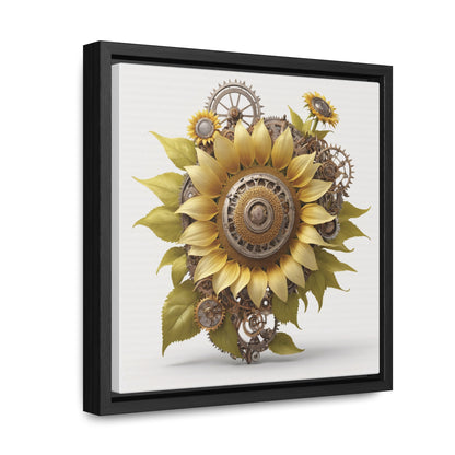 SUNFLOWER - Gallery Canvas Wraps, Square Frame