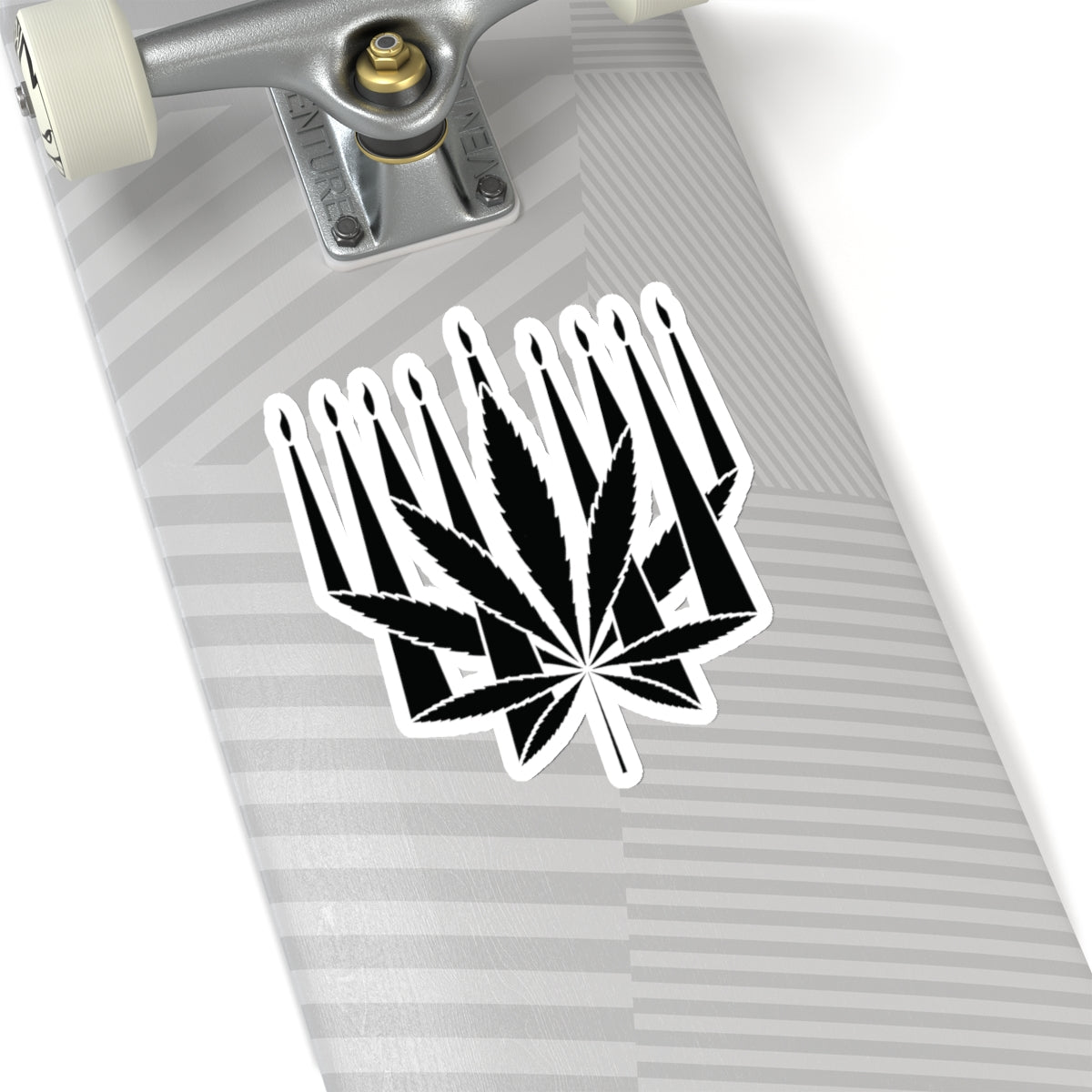 MENORAHJUANA STICKER - Kiss-Cut Stickers