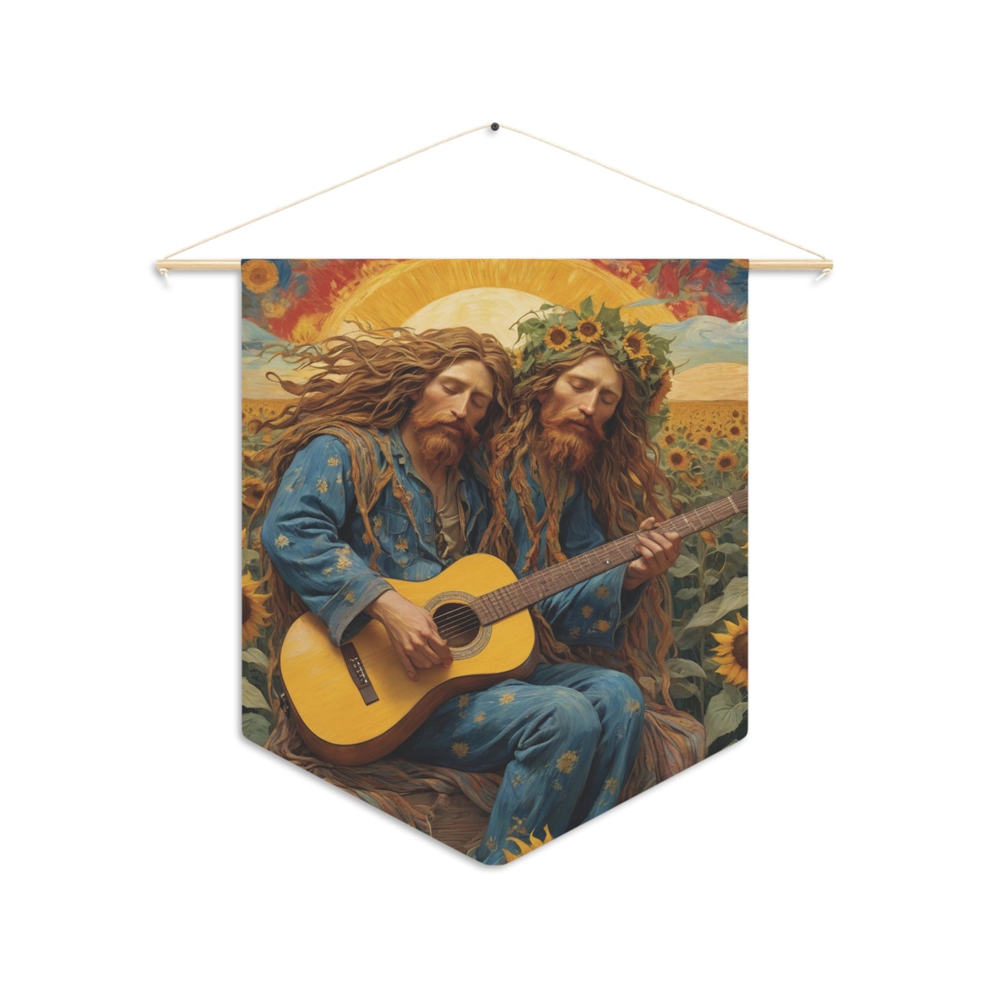 Sunflower Goddess Wall Pennant 13