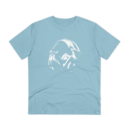 HEADPHONES - WHITE LOGO - Organic Creator T-shirt - Unisex