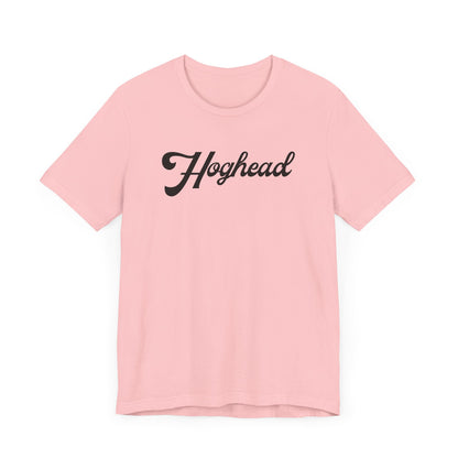 HOGHEAD - Black Logo - Unisex Jersey Short Sleeve Tee