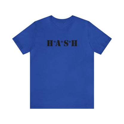 H*A*S*H BLACK LOGO- Unisex Jersey Short Sleeve Tee