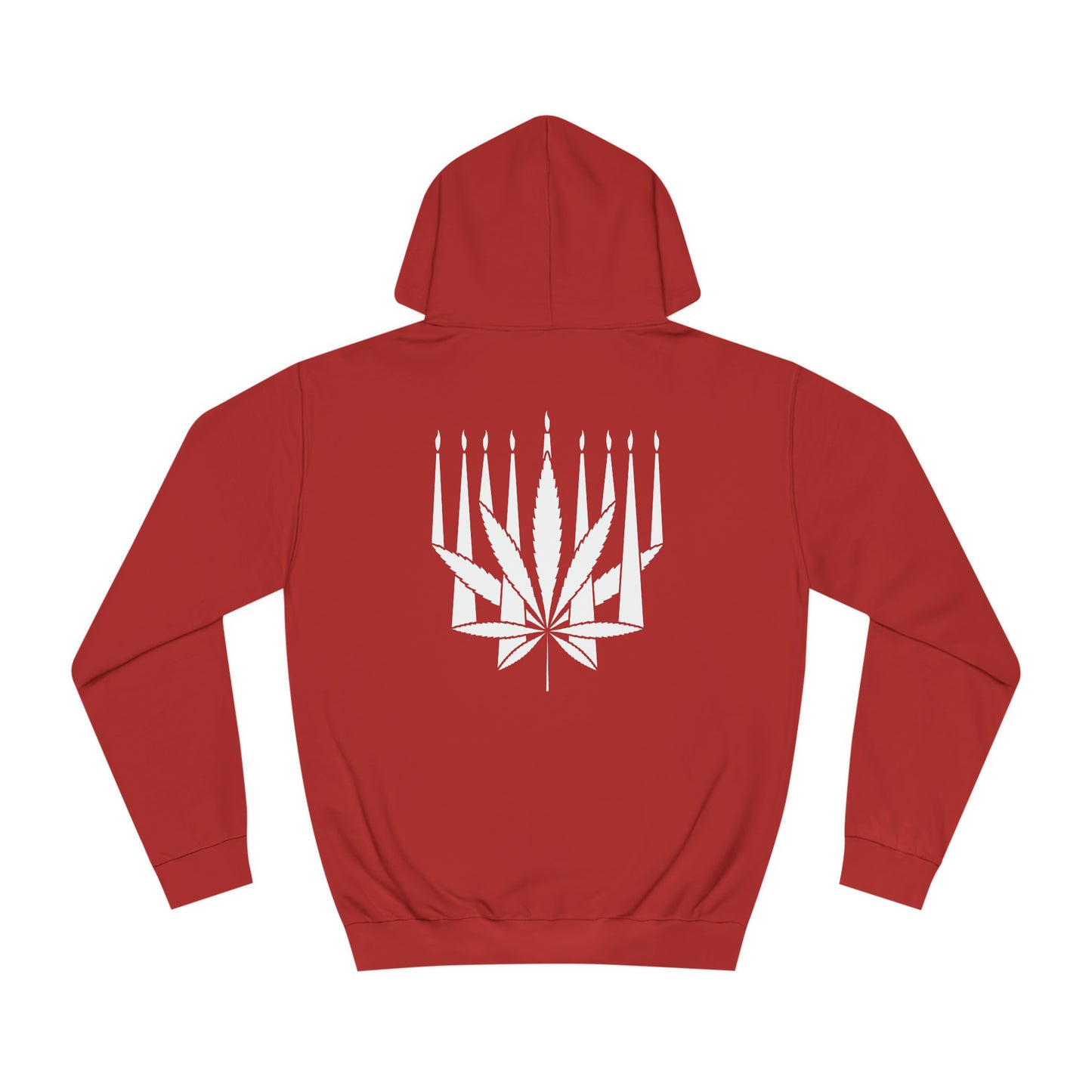 MENORAHJUANA WHITE - Unisex College Hoodie