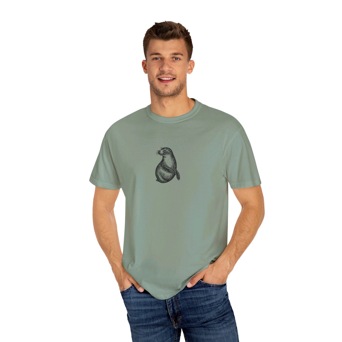 REHOBOTH BEACH - SEAL - Unisex Garment-Dyed T-shirt