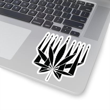 MENORAHJUANA STICKER - Kiss-Cut Stickers