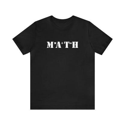 MATH - Unisex Jersey Short Sleeve Tee