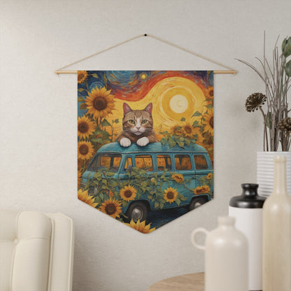 Sunflower Goddess Wall Pennant 17