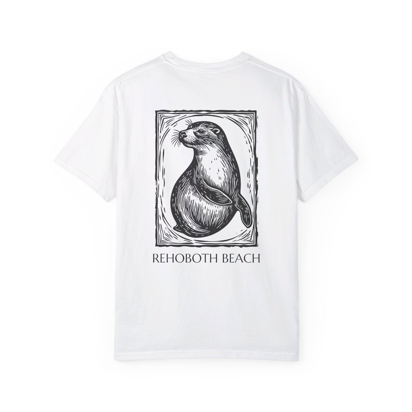 REHOBOTH BEACH - SEAL - Unisex Garment-Dyed T-shirt