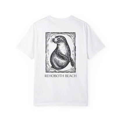 REHOBOTH BEACH - SEAL - Unisex Garment-Dyed T-shirt