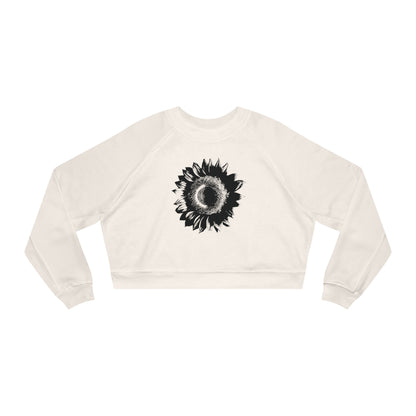 SUNFLOWER Black - Women's Cropped Fleece Pullover