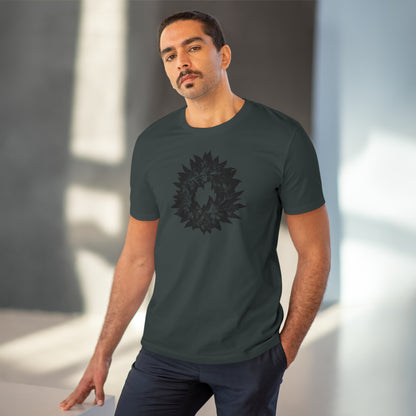 DARK GREY WREATH - Organic Creator T-shirt - Unisex