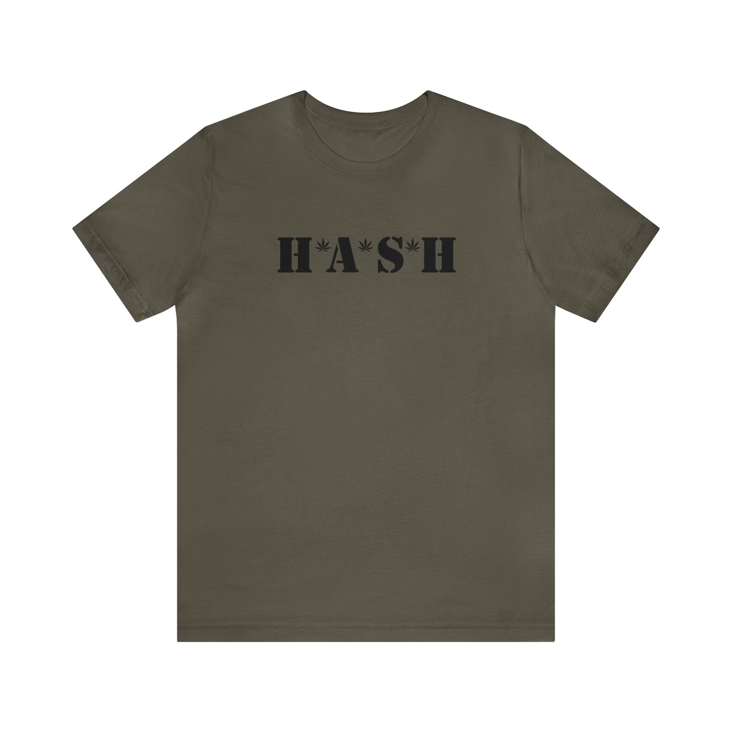 H*A*S*H BLACK LOGO- Unisex Jersey Short Sleeve Tee