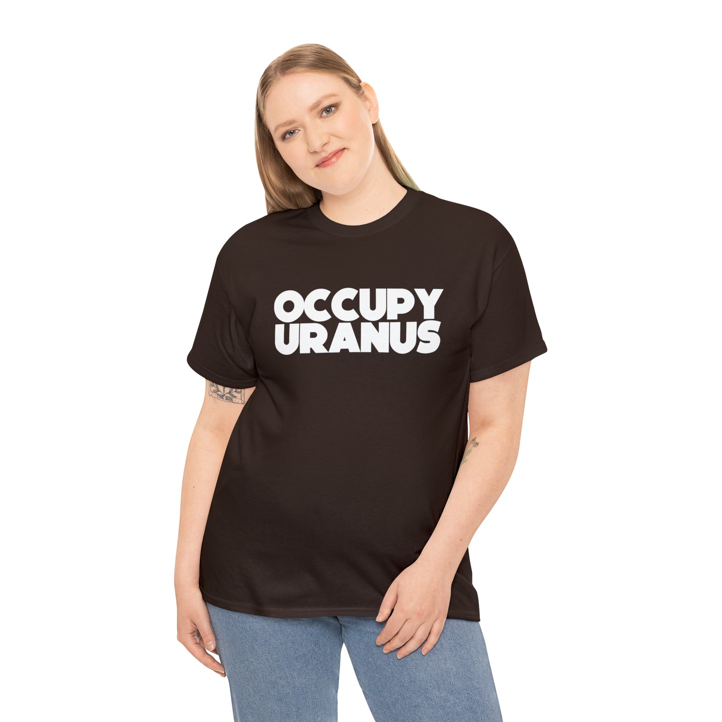 OCCUPY URANUS - Unisex Heavy Cotton Tee