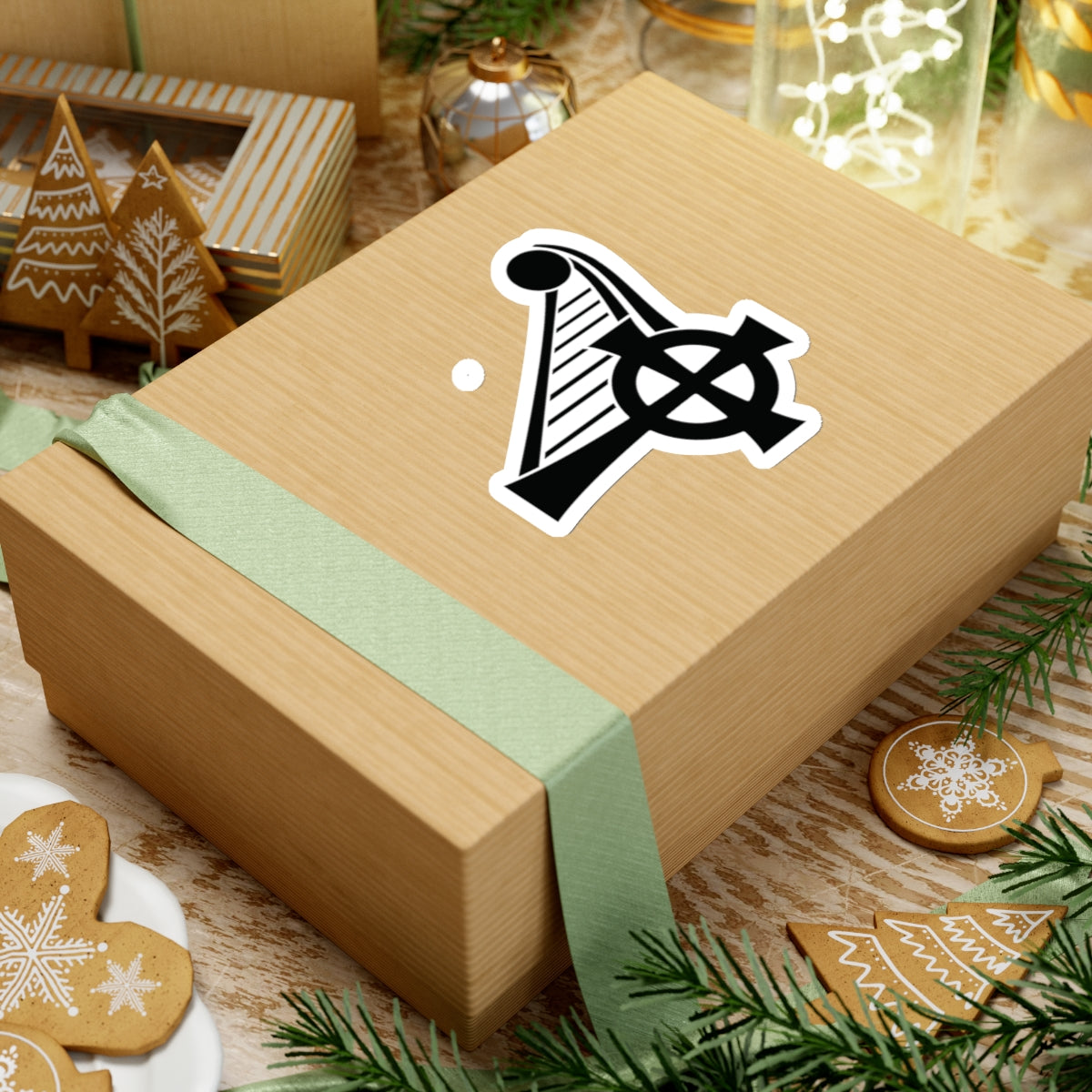 HARP & CROSS - Kiss-Cut Stickers