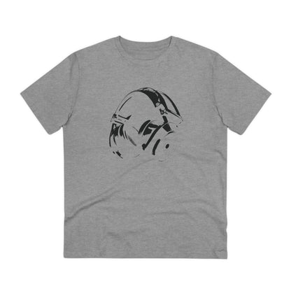 HEADPHONES - BLACK LOGO - Organic Creator T-shirt - Unisex