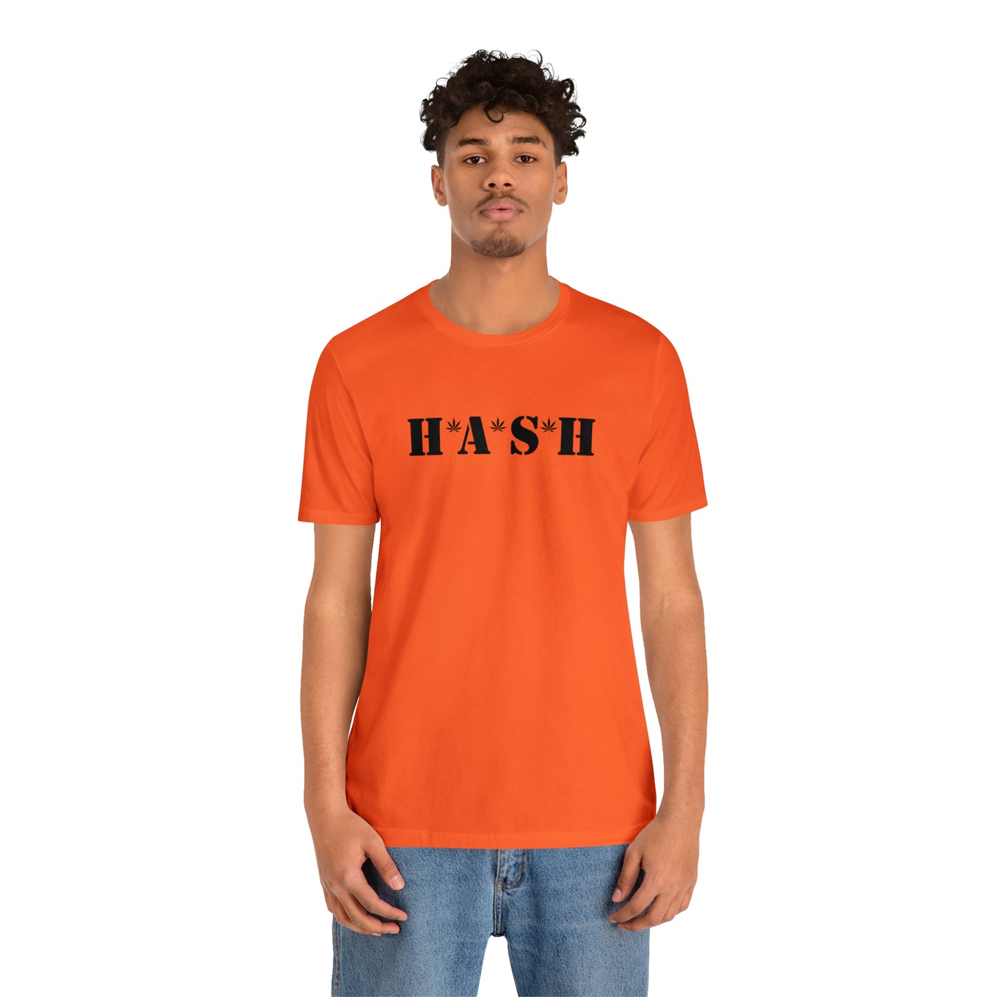 H*A*S*H BLACK LOGO- Unisex Jersey Short Sleeve Tee