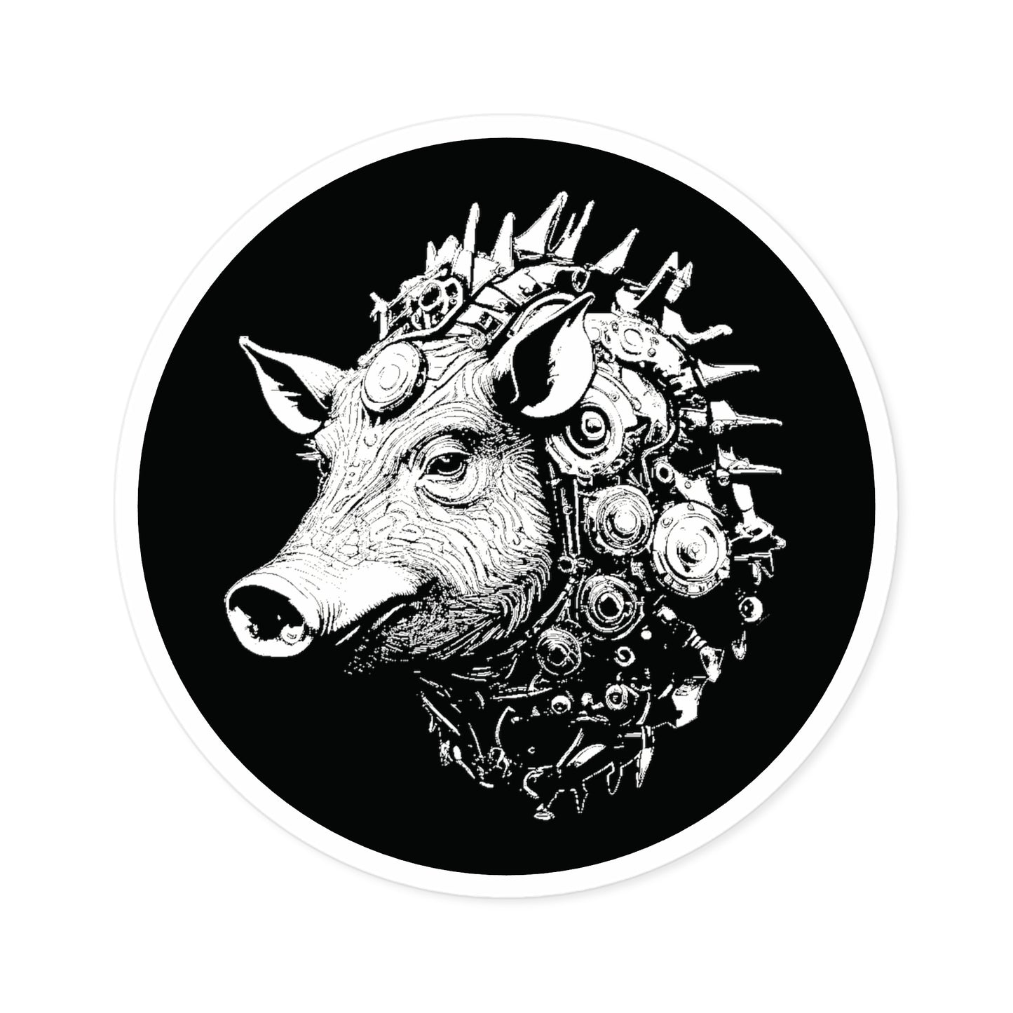 HOGHEAD - Round Stickers, Indoor\Outdoor