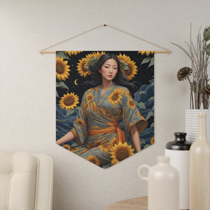 Sunflower Goddess Wall Pennant 5