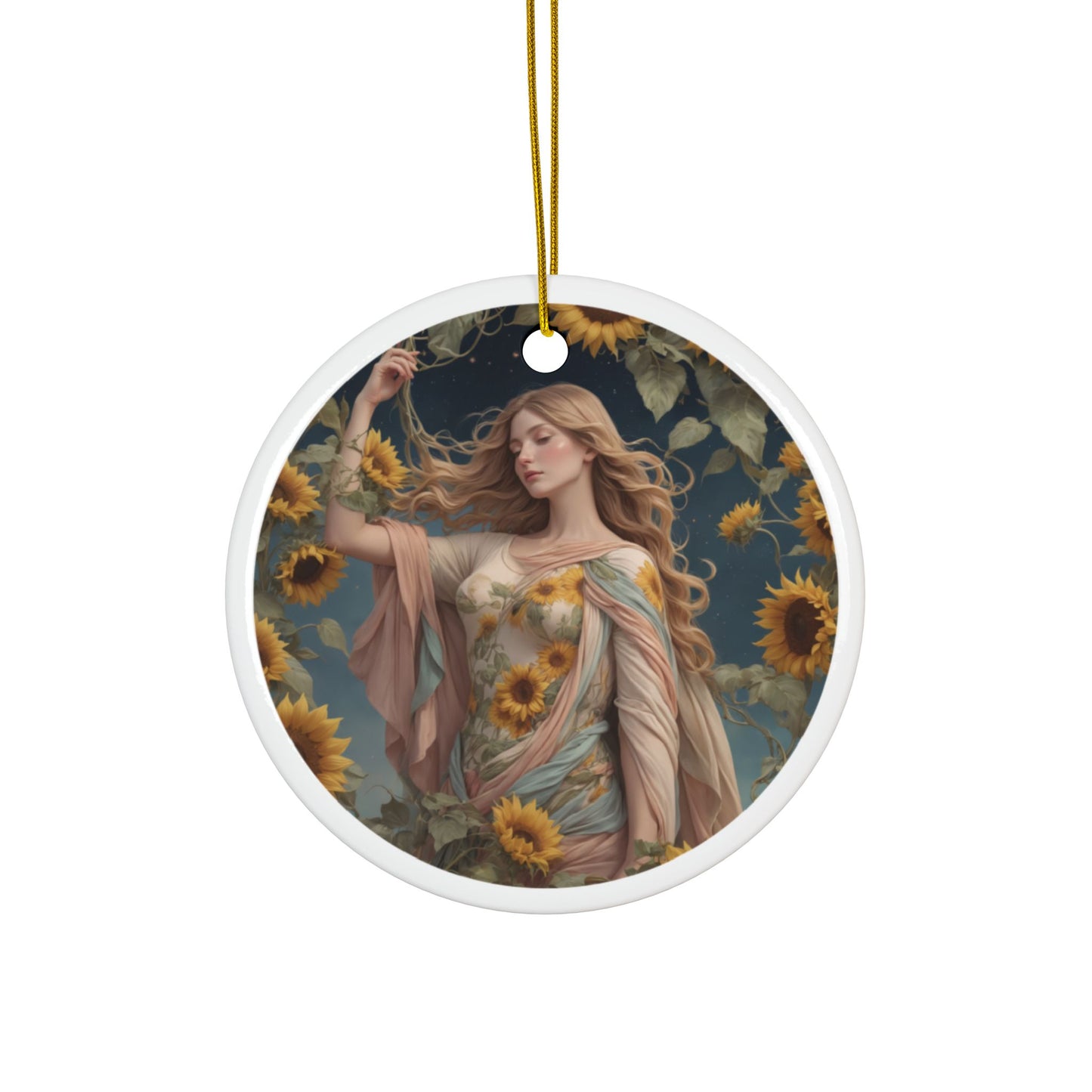 Sunflower Ornament 10