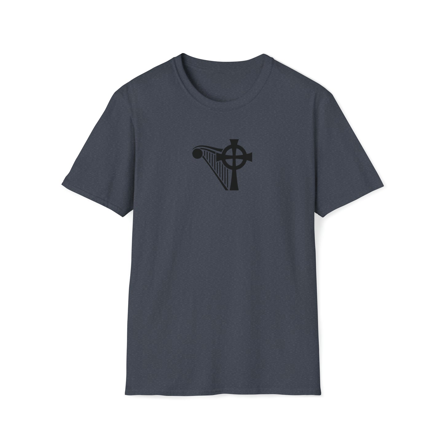 HARP & CROSS Black logo- Unisex Softstyle T-Shirt