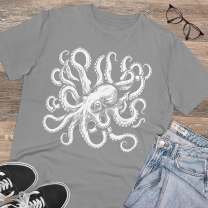 OCTOPUS - WHITE - Organic Creator T-shirt - Unisex
