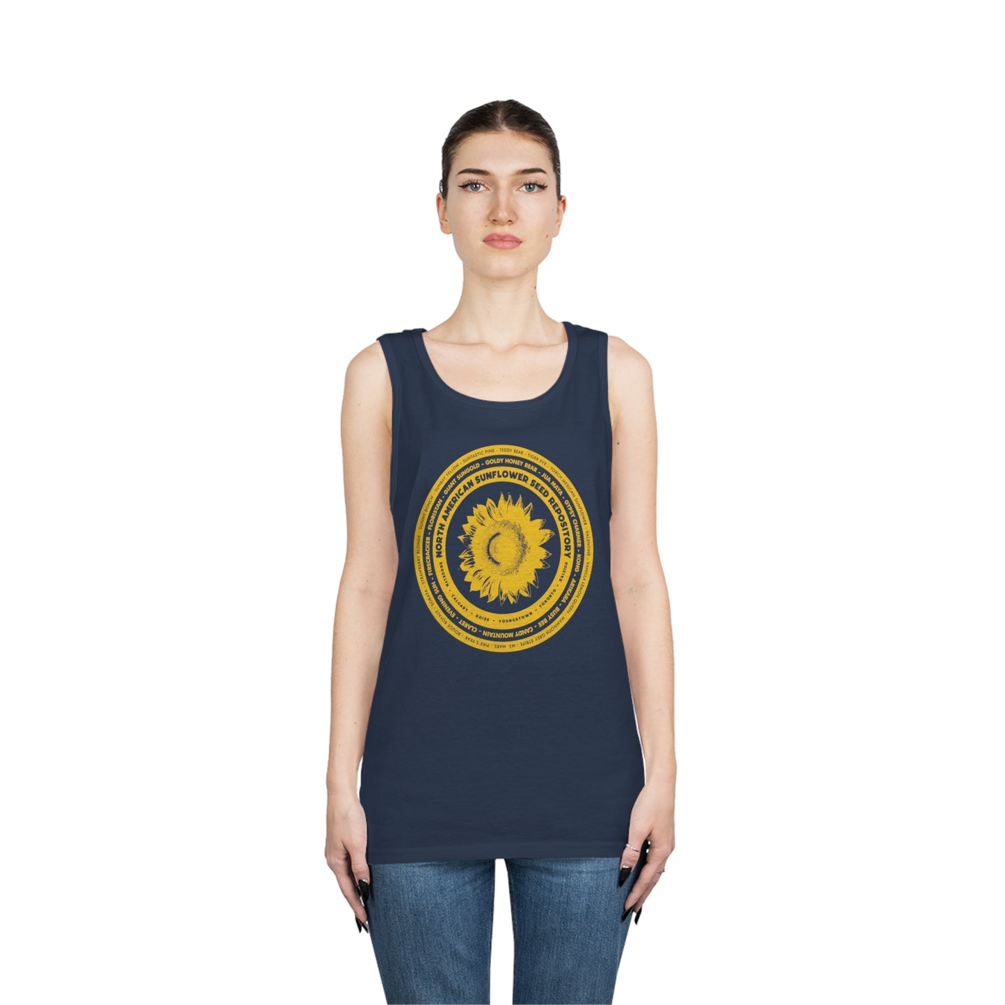 SUNFLOWER - Unisex Heavy Cotton Tank Top
