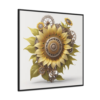 SUNFLOWER - Gallery Canvas Wraps, Square Frame
