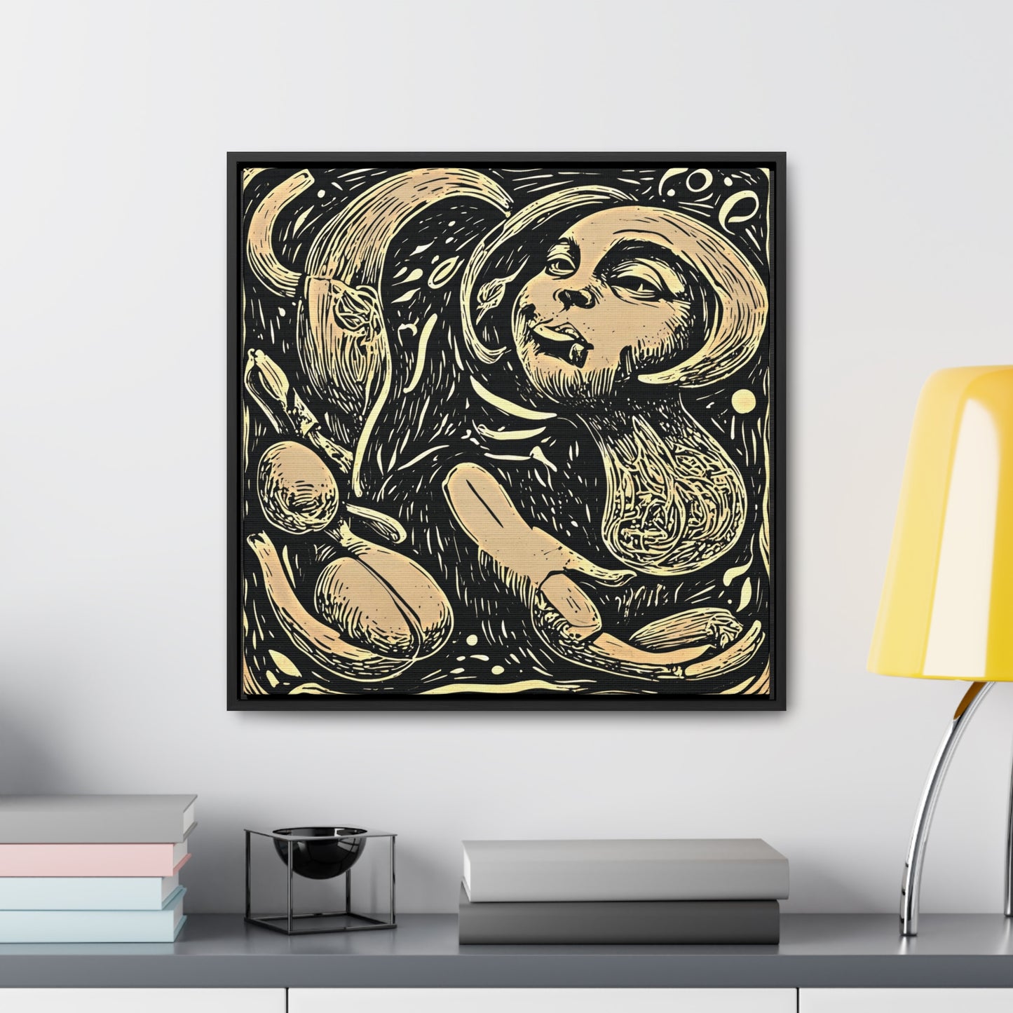 Wall Art - Gallery Canvas, Square Frame