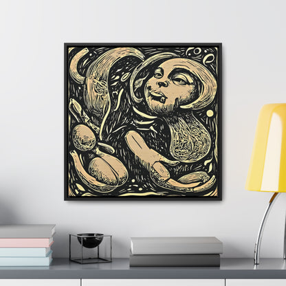 Wall Art - Gallery Canvas, Square Frame