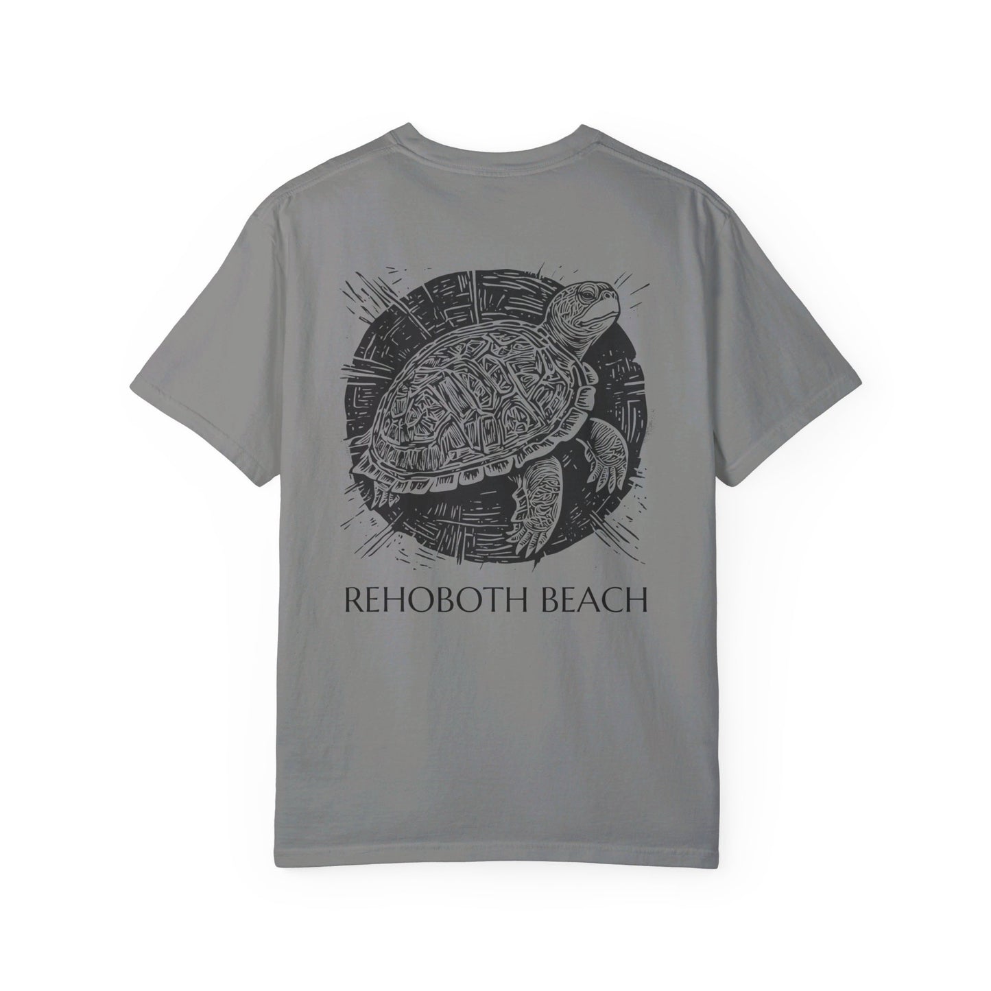 REHOBOTH BEACH - TURTLE - Unisex Garment-Dyed T-shirt