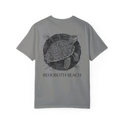 REHOBOTH BEACH - TURTLE - Unisex Garment-Dyed T-shirt