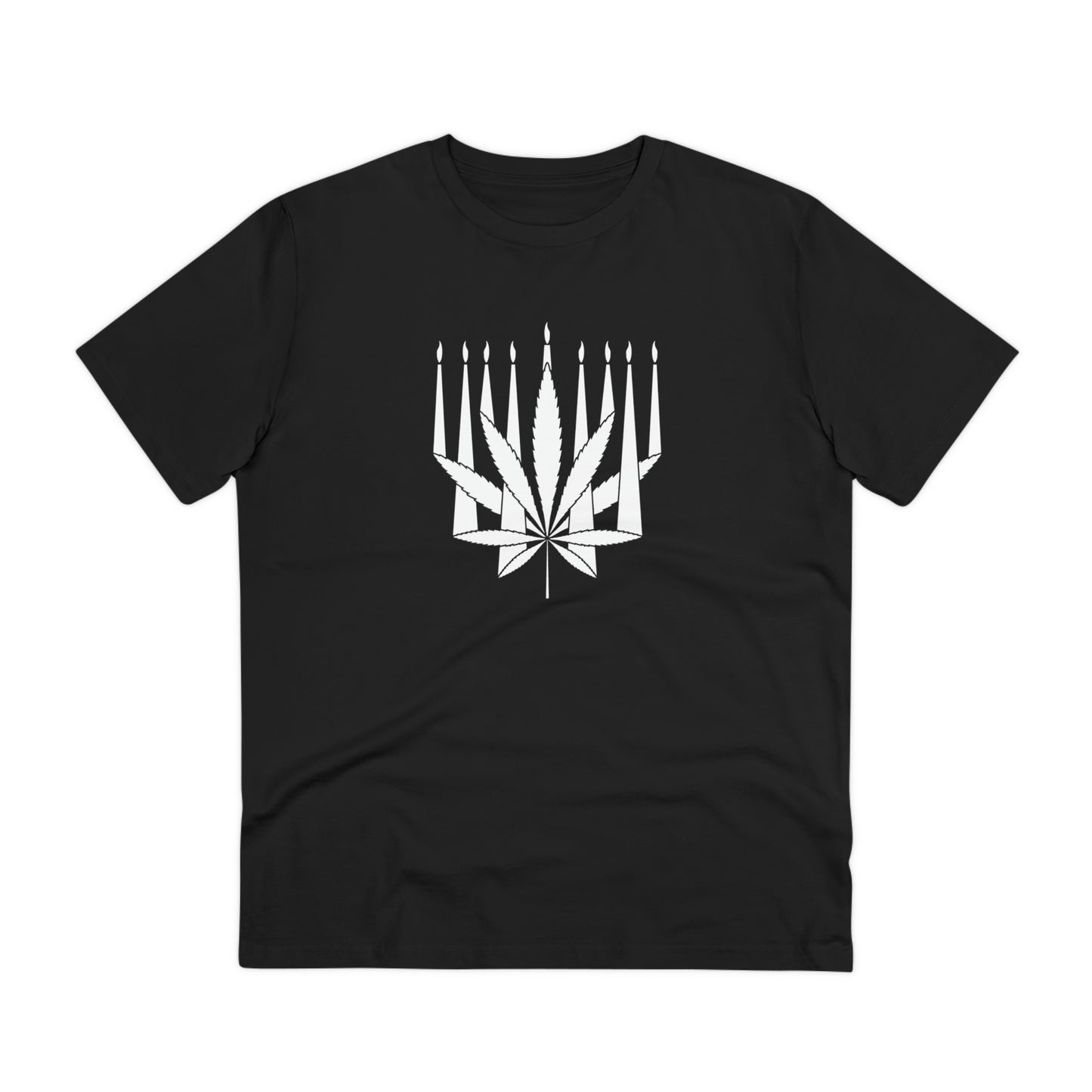 MENORAHJUANA-WHITE - Organic Creator T-shirt - Unisex