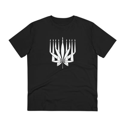 MENORAHJUANA-WHITE - Organic Creator T-shirt - Unisex