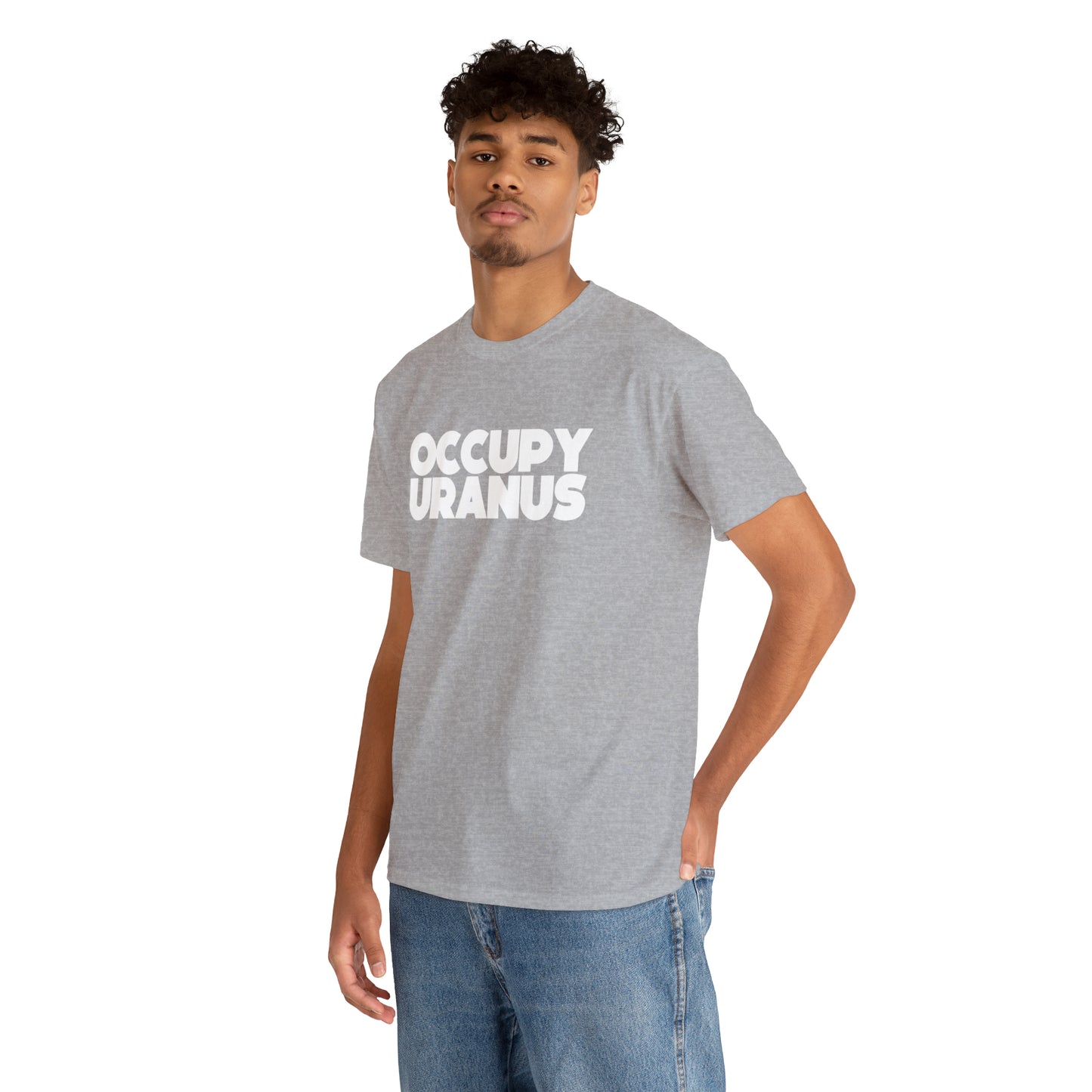 OCCUPY URANUS - Unisex Heavy Cotton Tee